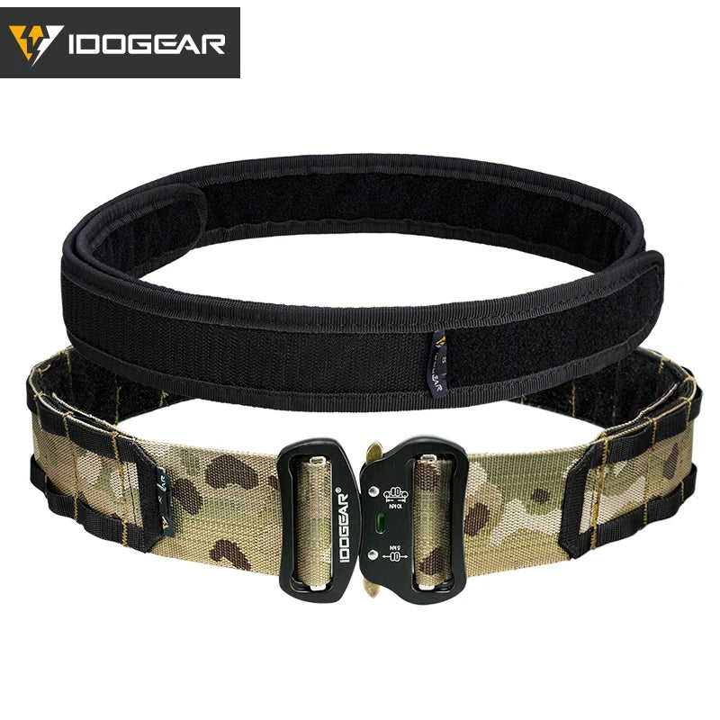 Ceinture Tactique de Combat IDOGEAR - Boucle à Dégagement Rapide