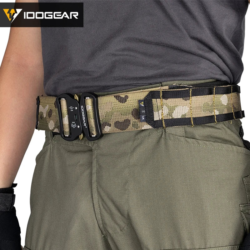 Ceinture Tactique de Combat IDOGEAR - Boucle à Dégagement Rapide