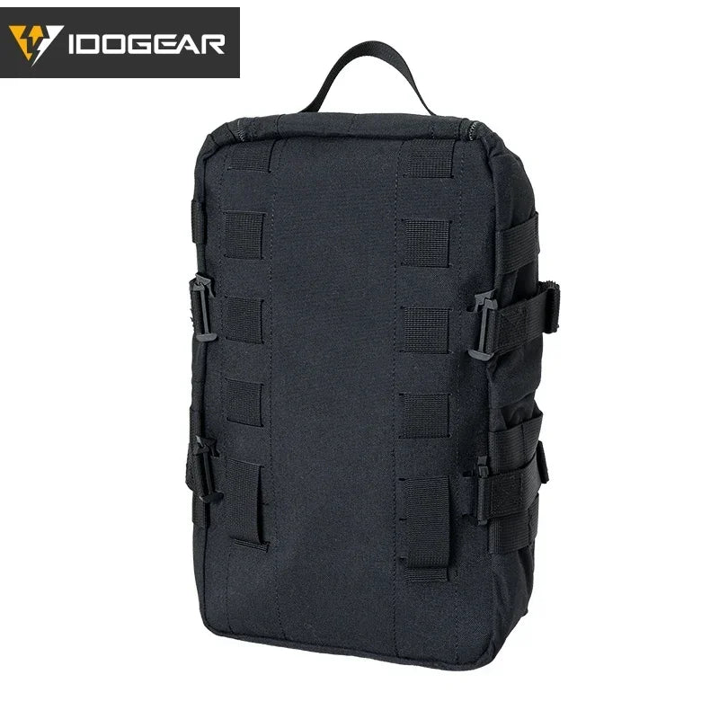 Mini sac d’hydratation tactique IDOGEAR – Nylon 500D, MOLLE, compact et résistant – 32 × 19 × 9,5 cm