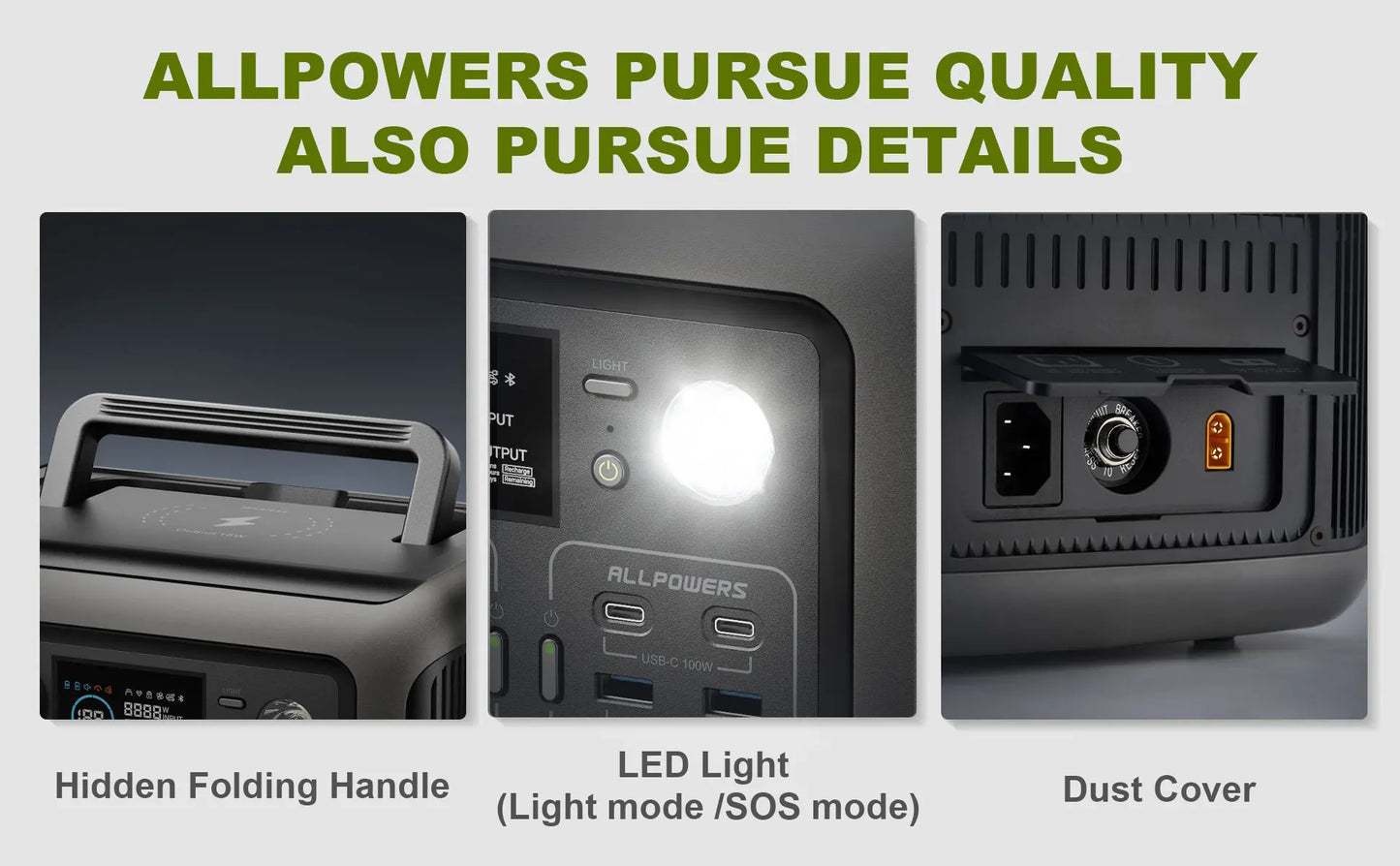 Station Électrique Portable ALLPOWERS R600 - 299Wh / 600W