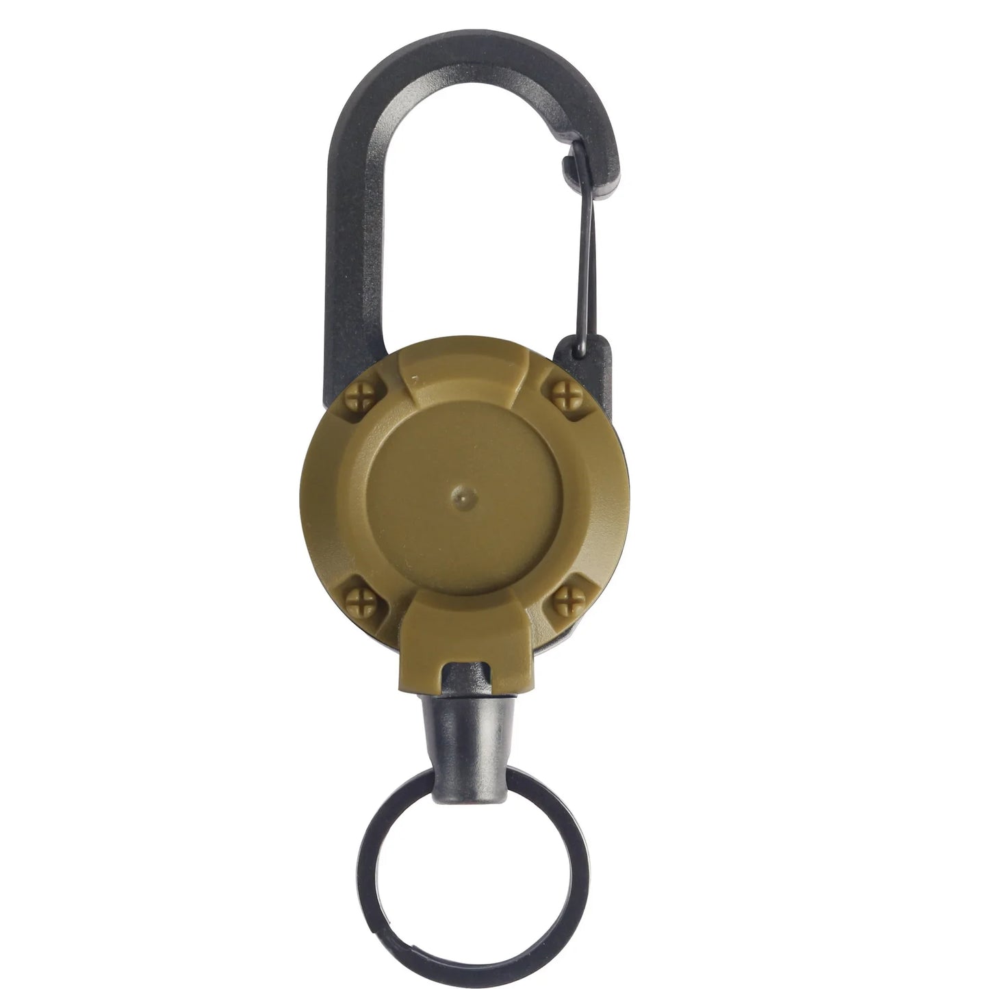 Porte-clés mousqueton rétractable en métal - robuste, pratique et sécurisé