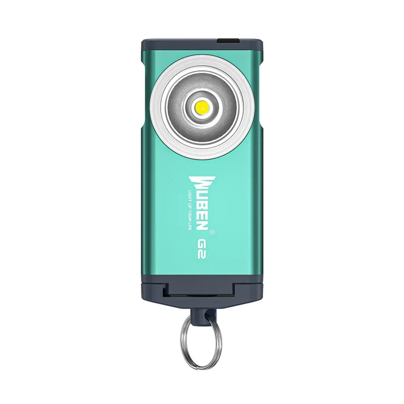 Lampe porte-clés WUBEN G2 – 500 Lumens rechargeable, 5 Modes d’éclairage, USB Type-C, Aimantée