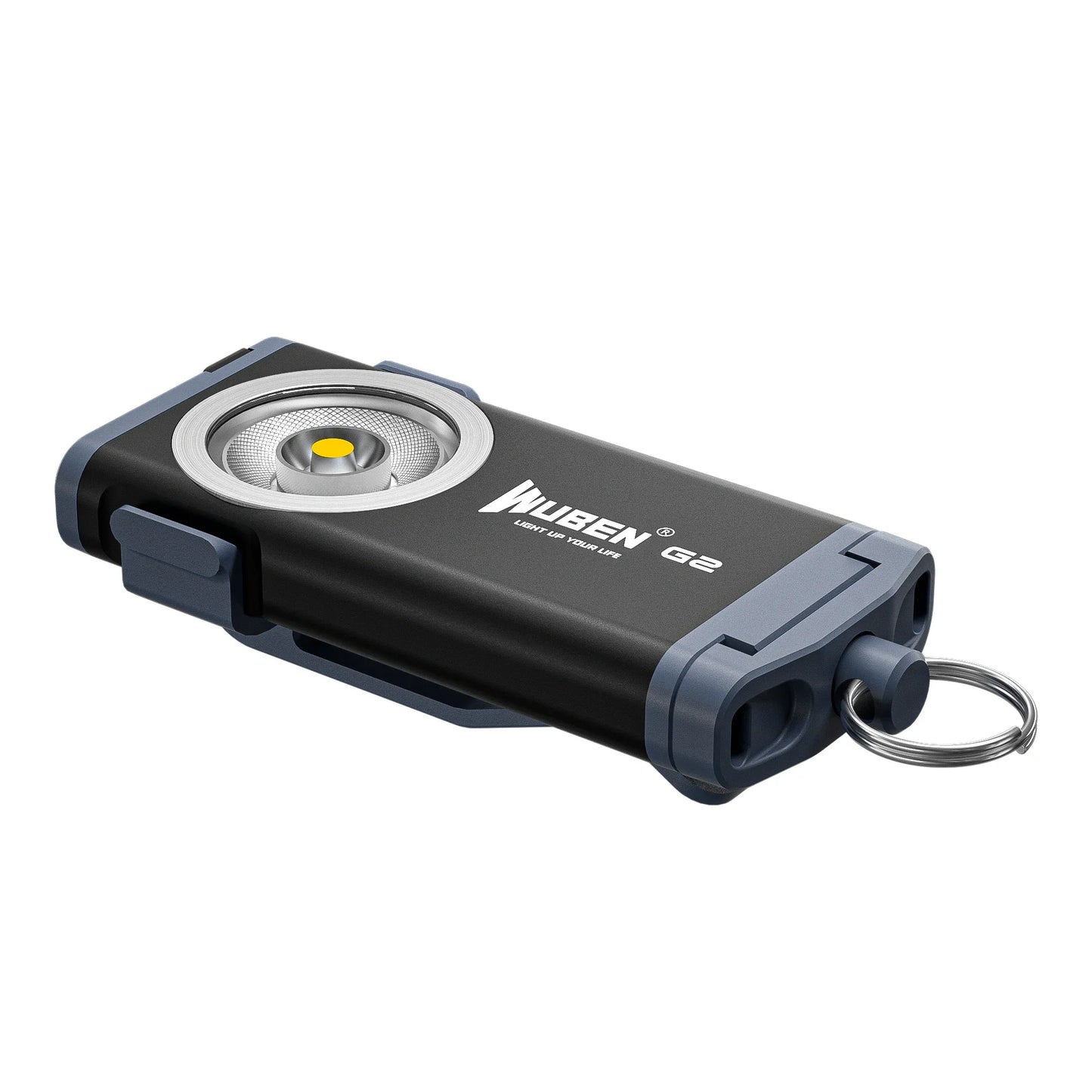Lampe porte-clés WUBEN G2 – 500 Lumens rechargeable, 5 Modes d’éclairage, USB Type-C, Aimantée
