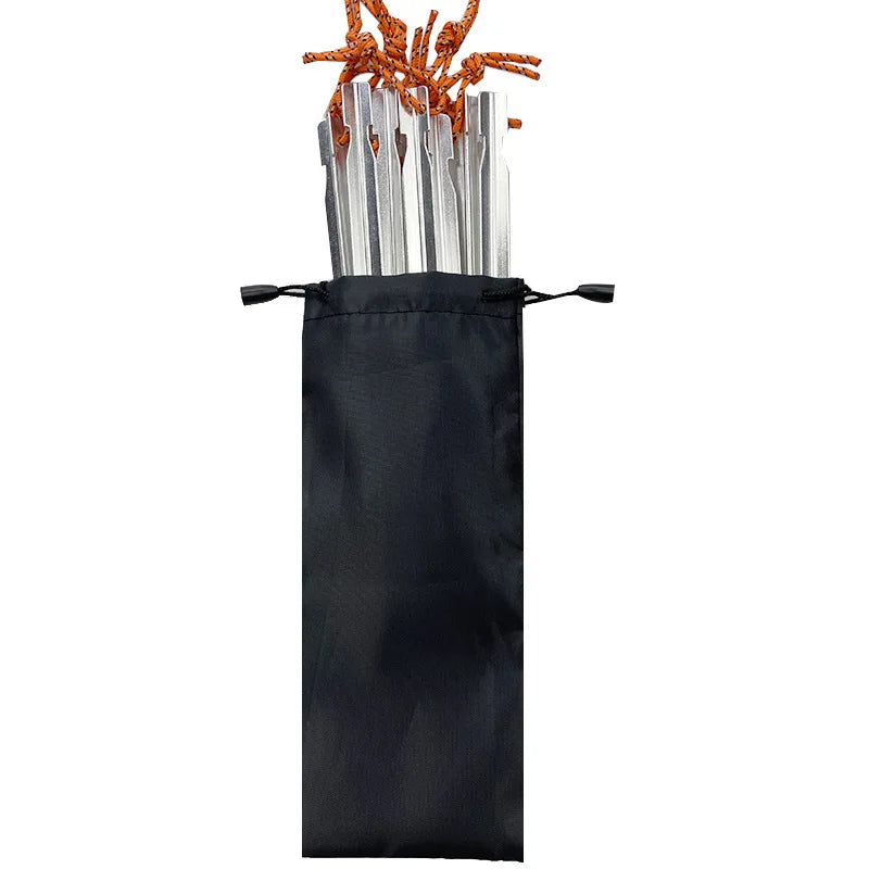 Piquets de Tente en Aluminium PACOONE – Lot de 10 (18 cm)