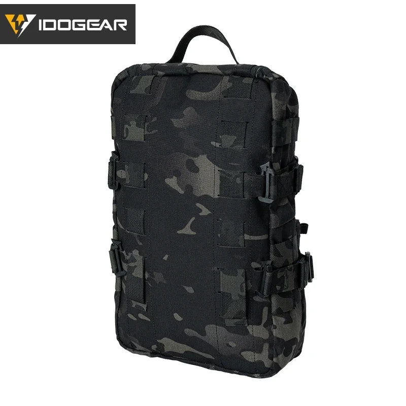 Mini sac d’hydratation tactique IDOGEAR – Nylon 500D, MOLLE, compact et résistant – 32 × 19 × 9,5 cm