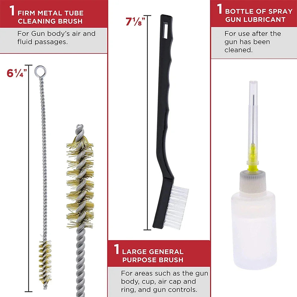 Kit de nettoyage 23 pièces pour armes à feu – entretien complet pour fusils, pistolets et carabines