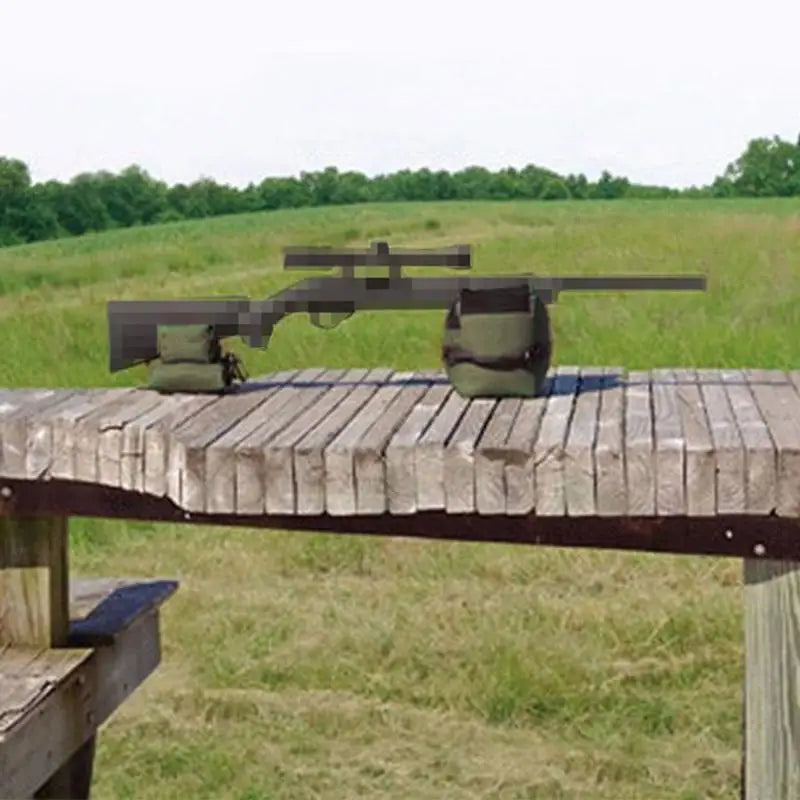Support de Tir Tactique avec Sacs de Sable - Précision et Stabilité pour Fusil, Chasse et Tir Sportif