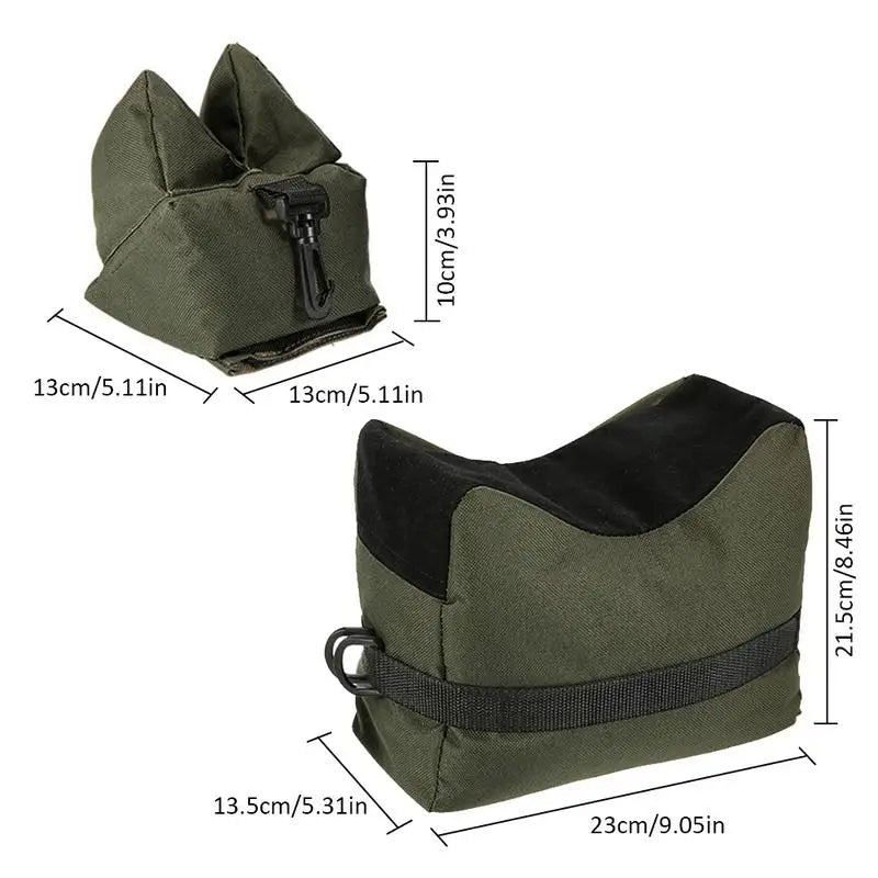 Support de Tir Tactique avec Sacs de Sable - Précision et Stabilité pour Fusil, Chasse et Tir Sportif