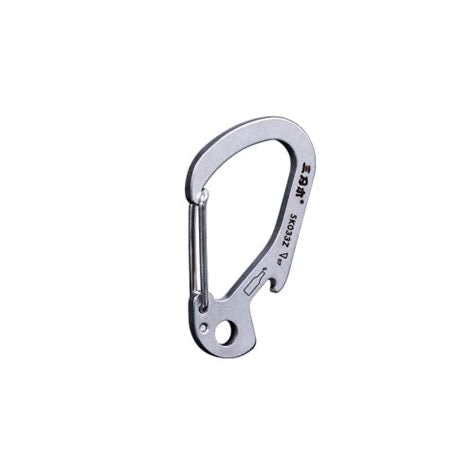 Porte-clés multifonctions SANRENMU en acier inoxydable – Outils EDC compact, résistant et pratique