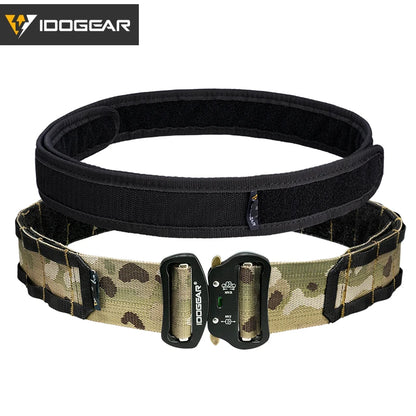 Ceinture Tactique de Combat IDOGEAR - Boucle à Dégagement Rapide