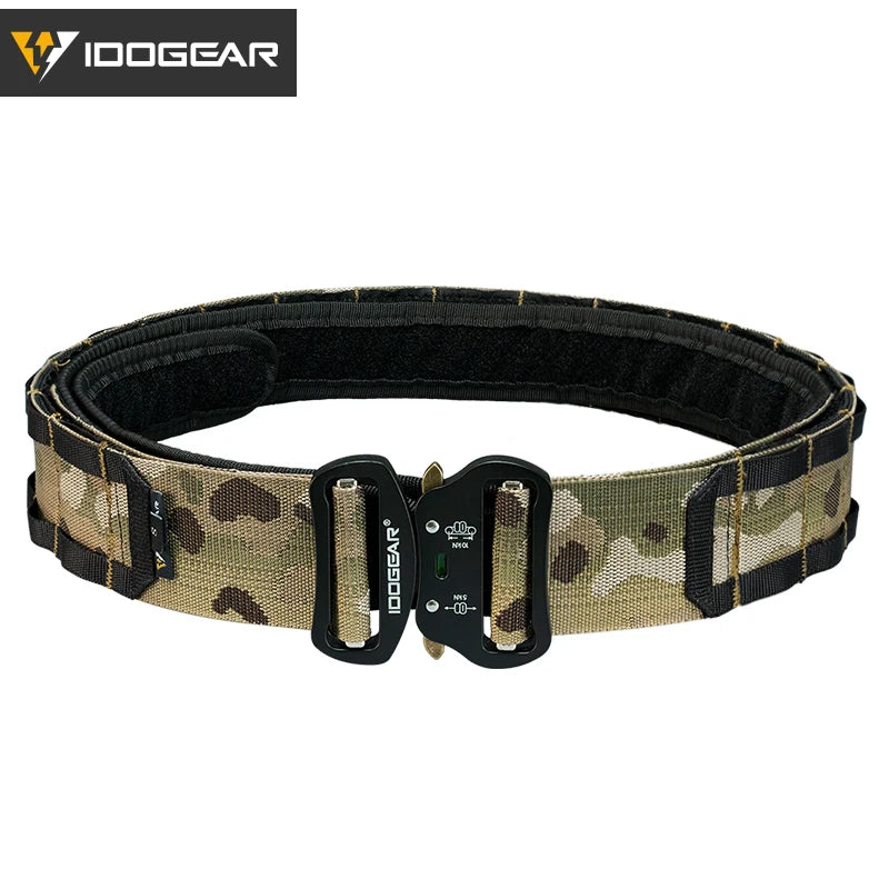 Ceinture Tactique de Combat IDOGEAR - Boucle à Dégagement Rapide