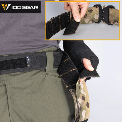 Ceinture Tactique de Combat IDOGEAR - Boucle à Dégagement Rapide