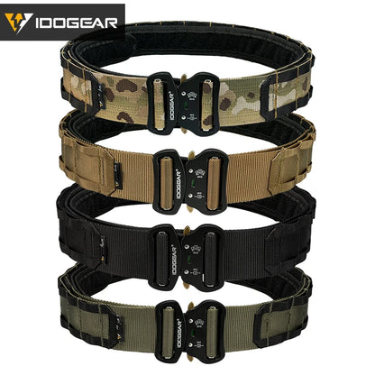 Ceinture Tactique de Combat IDOGEAR - Boucle à Dégagement Rapide