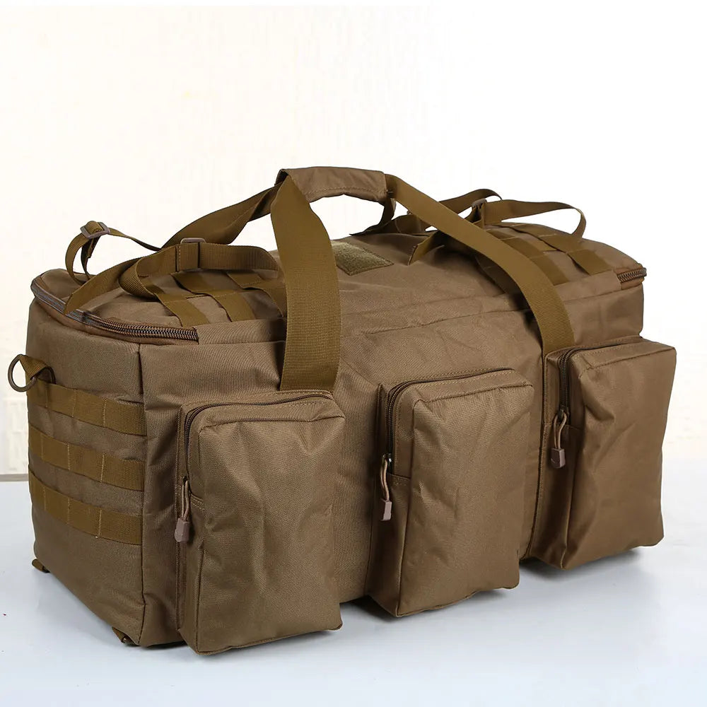 Sac Tactique 55L Duffel MOLLE – Grand Sac de Transport Randonnée, Gym, Mission, Outdoor