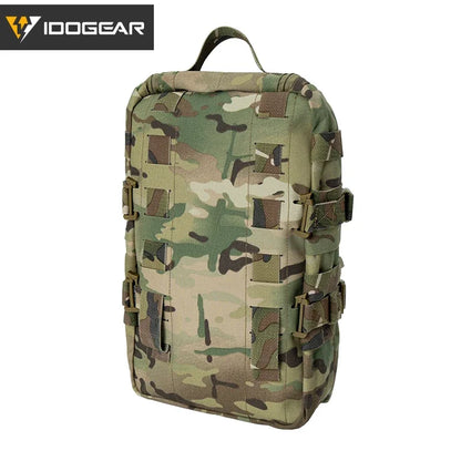 Mini sac d’hydratation tactique IDOGEAR – Nylon 500D, MOLLE, compact et résistant – 32 × 19 × 9,5 cm