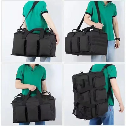 Sac Tactique 55L Duffel MOLLE – Grand Sac de Transport Randonnée, Gym, Mission, Outdoor
