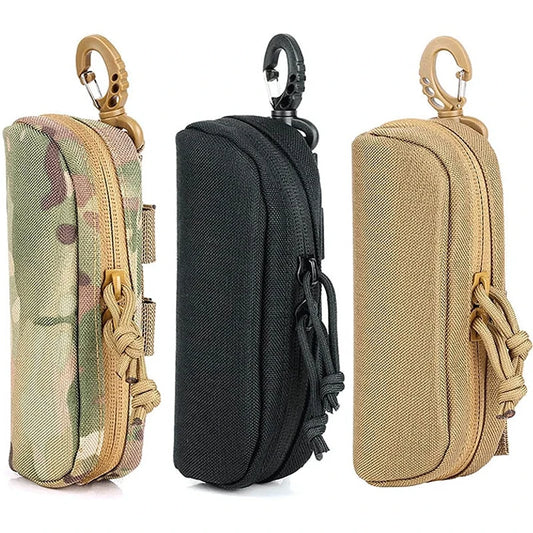 Étui tactique MOLLE pour lunettes – Protection antichoc en nylon 1000D