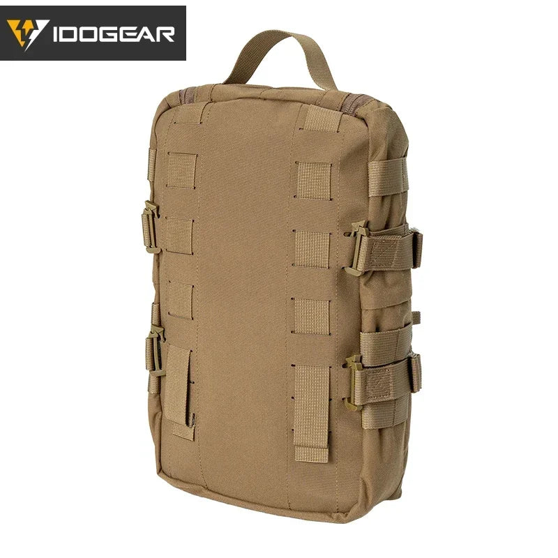 Mini sac d’hydratation tactique IDOGEAR – Nylon 500D, MOLLE, compact et résistant – 32 × 19 × 9,5 cm