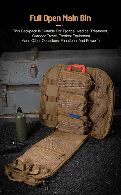 Sac à Dos Tactique Étanche SPANKER BG112 - 30L avec Système MOLLE