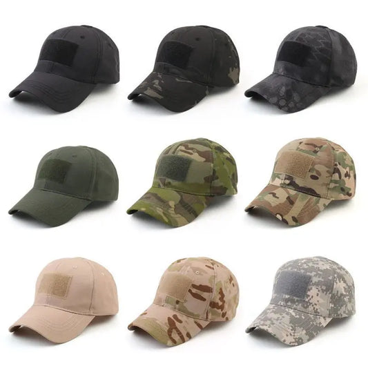 Casquette Tactique Militaire avec Patchs - Taille Réglable