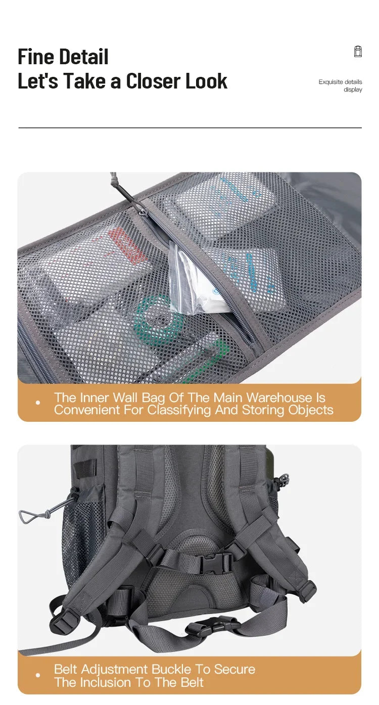 Sac à Dos Tactique Étanche SPANKER BG112 - 30L avec Système MOLLE