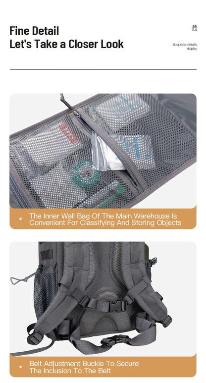 Sac à Dos Tactique Étanche SPANKER BG112 - 30L avec Système MOLLE