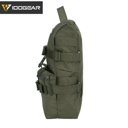 Mini sac d’hydratation tactique IDOGEAR – Nylon 500D, MOLLE, compact et résistant – 32 × 19 × 9,5 cm