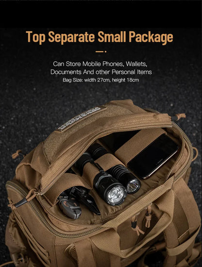 Sac à Dos Tactique Étanche SPANKER BG112 - 30L avec Système MOLLE