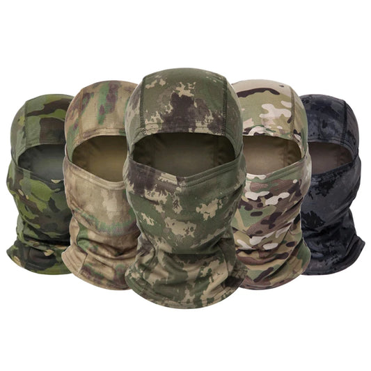 Cagoule balaclava camouflage respirante - protection UV et séchage rapide