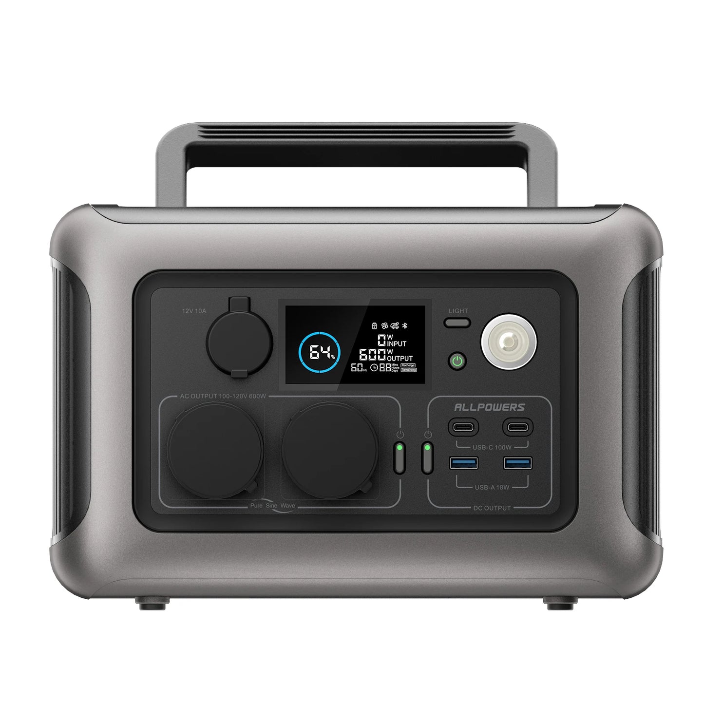 Station Électrique Portable ALLPOWERS R600 - 299Wh / 600W